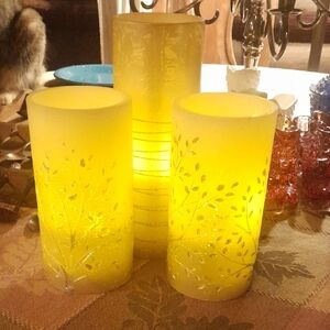 Yellow LED Flameless Candles